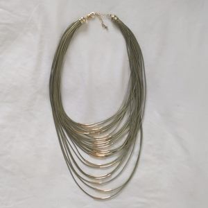 Tiered cord necklace